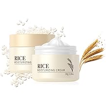 Rice Moisturizing Cream,Korean Face Cream with Rice Ceramide Extract | Lifts &amp; Firms Skin,Nourishes Soothing Deeply,Repairs the Skins Barrier,Anti Aging Face Cream for All Skin Types&mdash;1.06OZ
