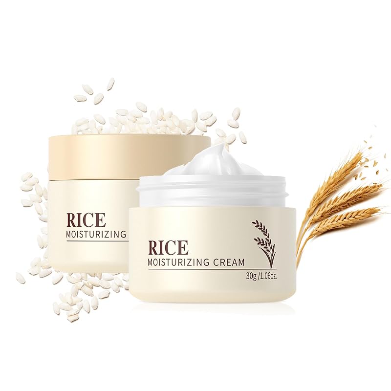 Creme facial hidratante com extrato de ceramida de arroz MeiPlumLai, 30 g