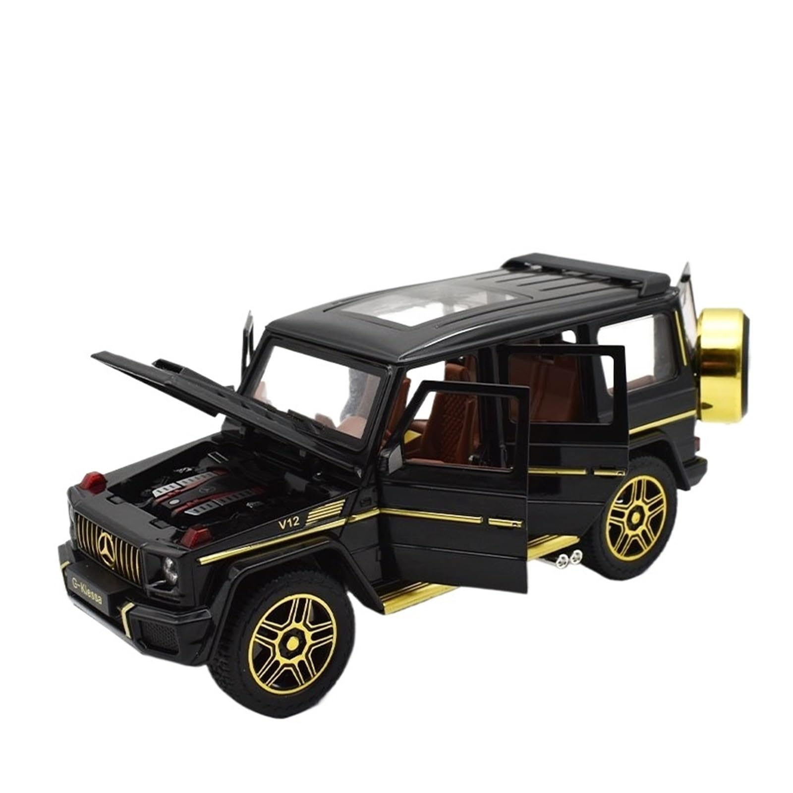BGHSCA 1:24 Benz G63 Pull Back Alloy Car Modello, - Giochi e Prodotti