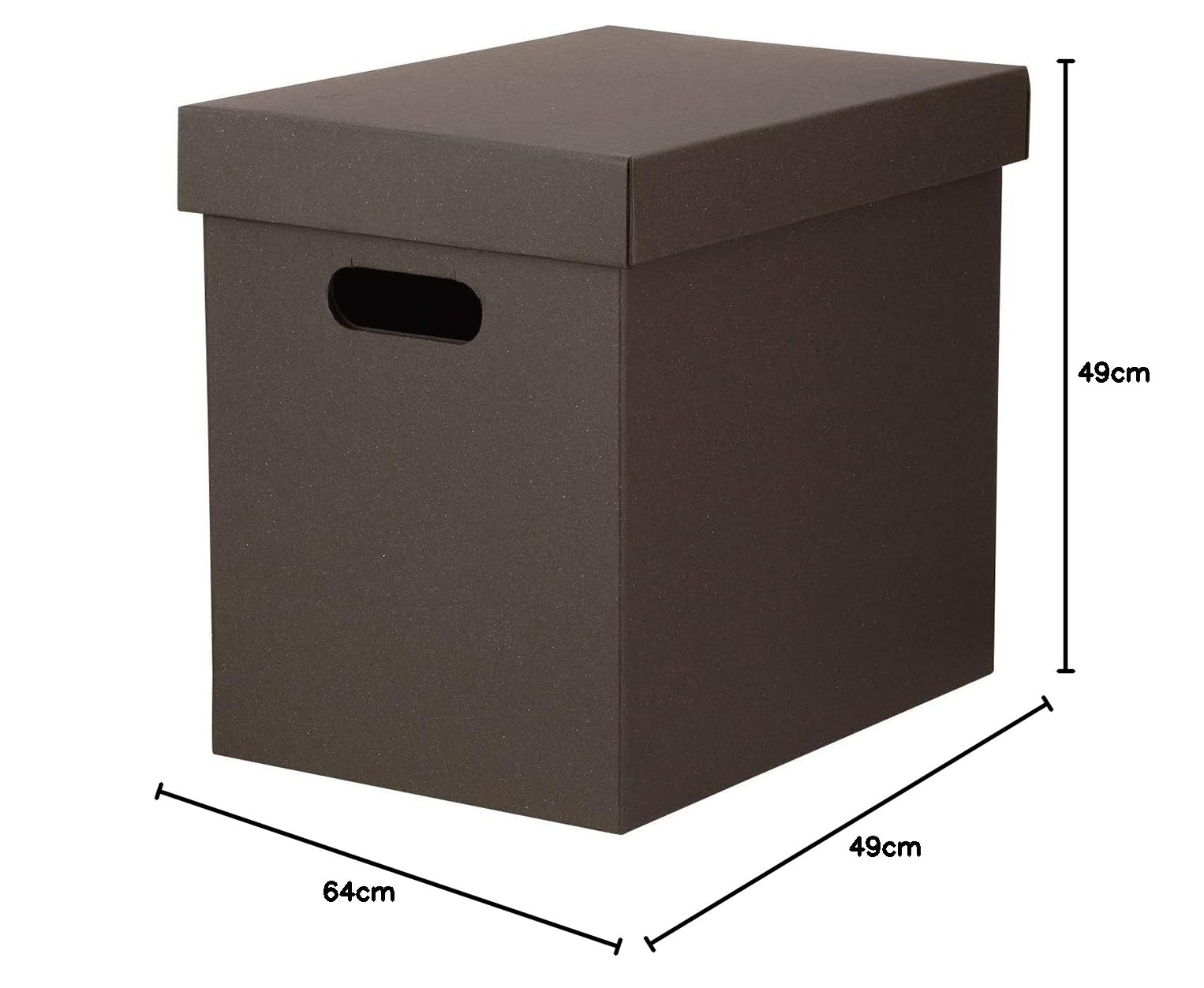 Amazon.co.jp: 無印良品 ダンボール・ボックス・フタ式 約幅26×奥行37