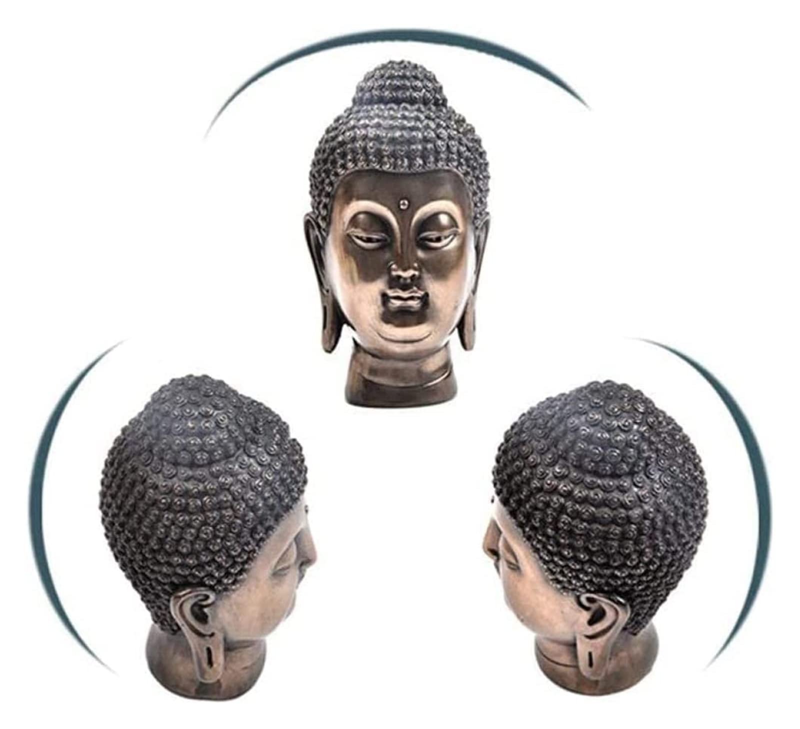 RLKHXBS Stołek lub posąg dekoracyjny figurka dekoracyjna 1pc żywica Buddha statua statua Ornament Desiktop