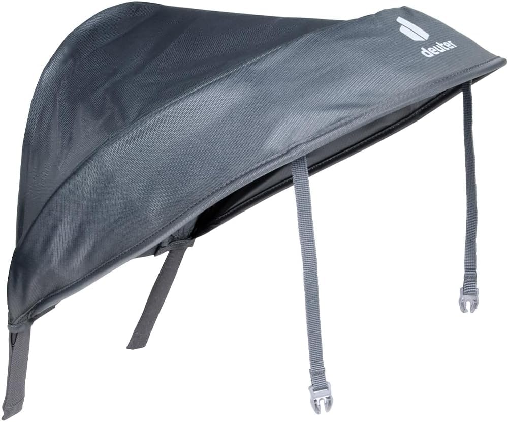 deuter Kid Comfort Active SL Porte-bébé léger pour Femme & KC Sun Roof Pare-Soleil pour Porte-bébés, Mixte Adulte, Gris (Graphite), Taille Unique