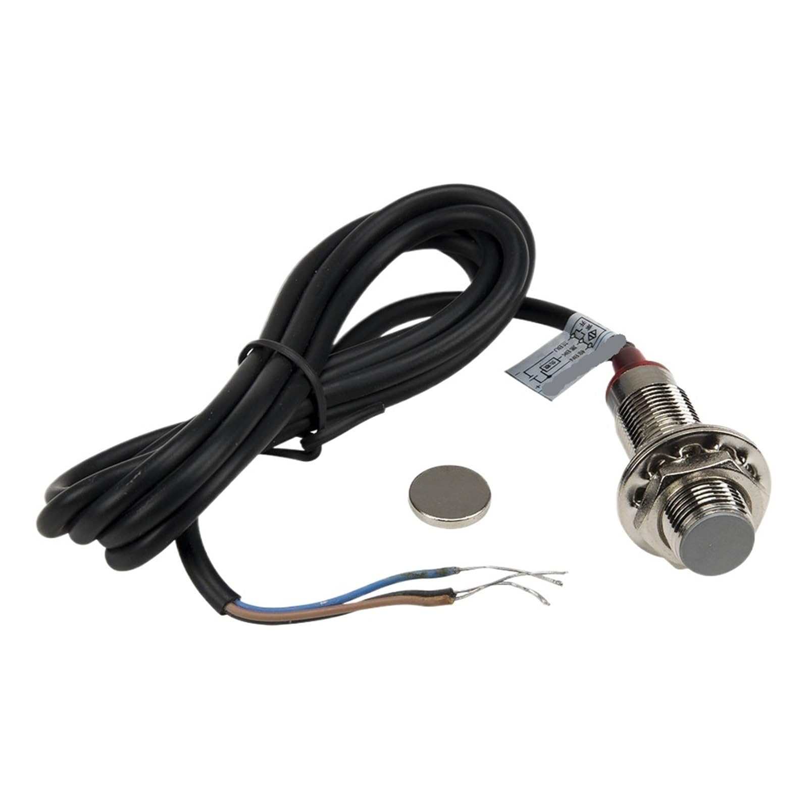 NJK-5002C M12 interruptor de sensor NPN NO con deteccion de 10mm 5
