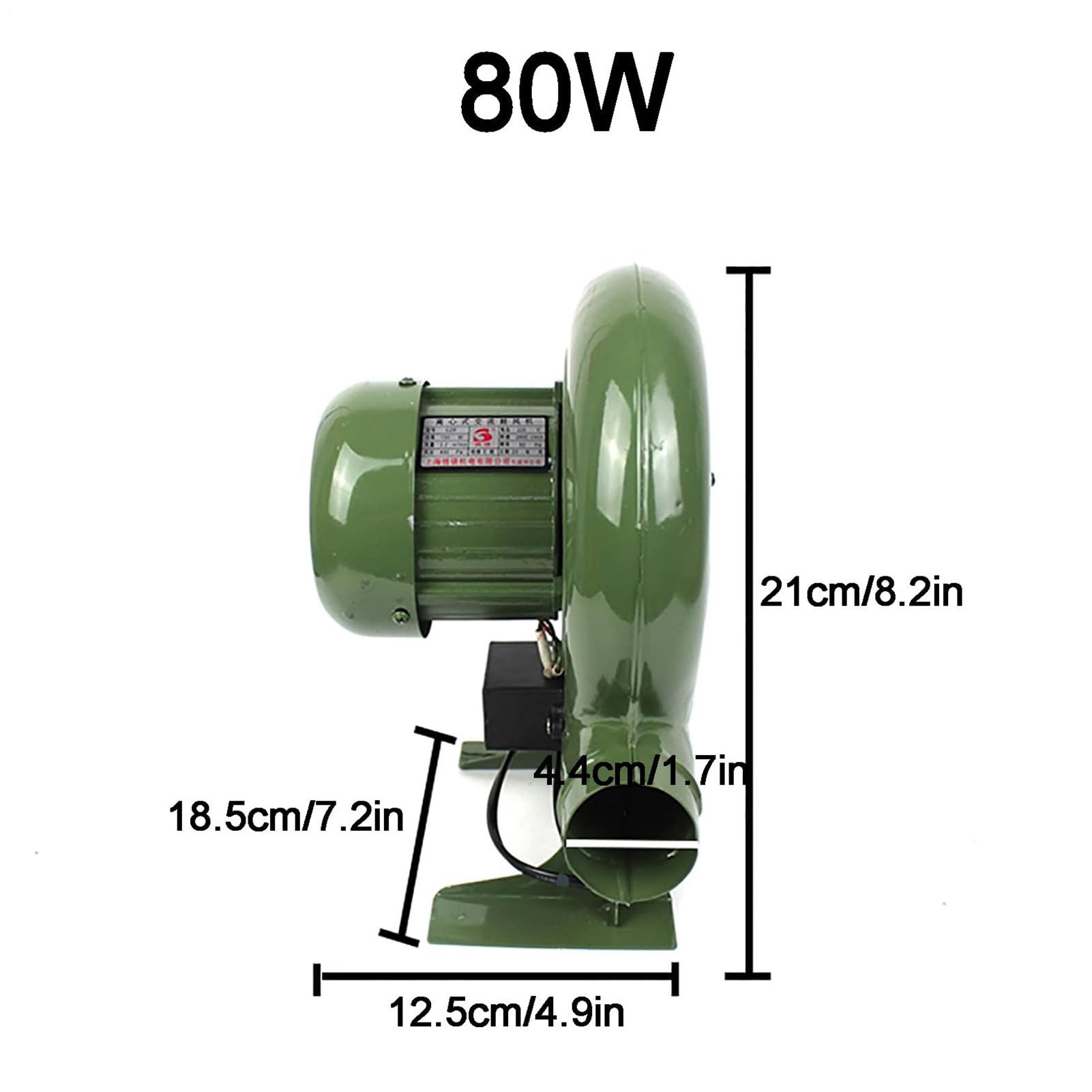 BBQ -Kamingebläse - Elektrischgebläse Für BBQ | Elektrischer Schmied Forge Blower | Zentrifugalluftpumpe - BBQ Ersatz Kaminlüftergebläse duals -Purple -Wechselstrom- Und DC -Elektrogebläse Zum Camping