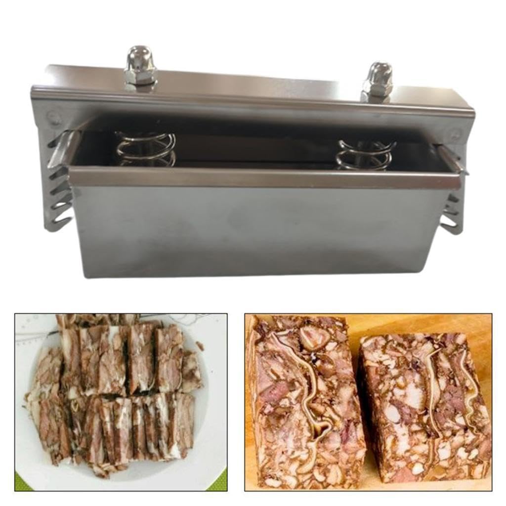 Strumento di pressatura per carne durevole, Argento 1.5 kg | affidabile, in acciaio inossidabile, efficiente, essenziale per la cucina di casa, strumento di cottura , Argento , 1.5 kg