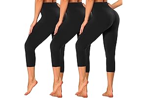 GAYHAY 3-Pack Moisture-Wicking Capri Leggings: Ultimate Comfort and Performance