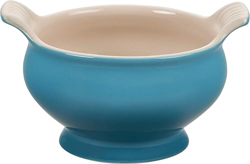 Le Creuset Cuenco de sopa de gres Heritage 20 onzas caribeño