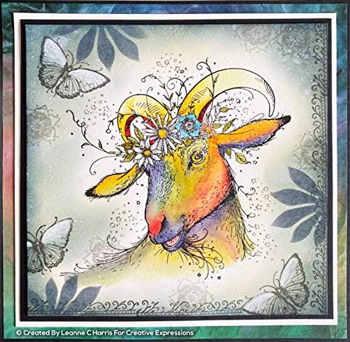 Pink Ink Designs Goatally Gorgeous-Clear Stamp Set, A5