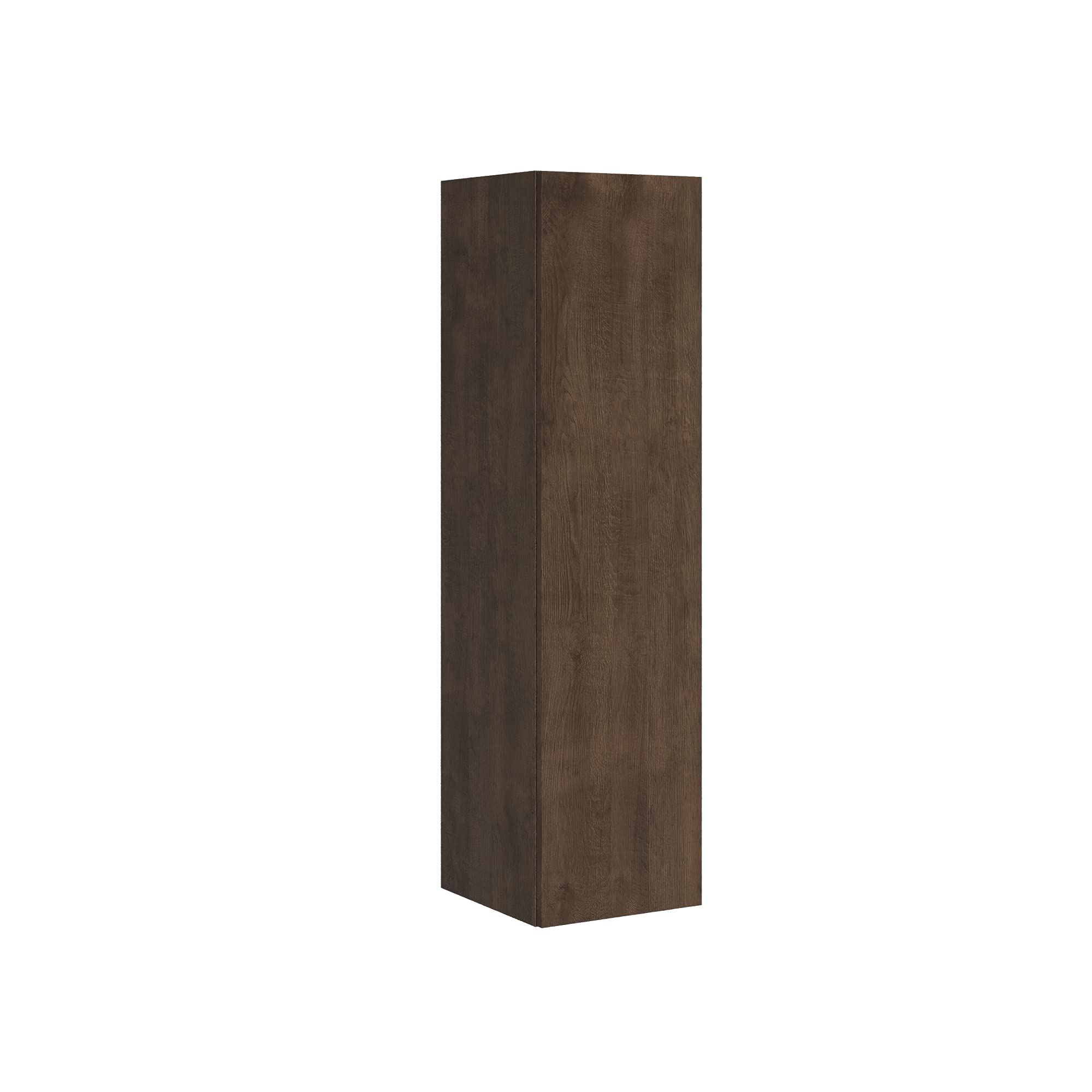 Armario vertical de nogal con estanterías de almacenaje (154x40x39,5 cm)