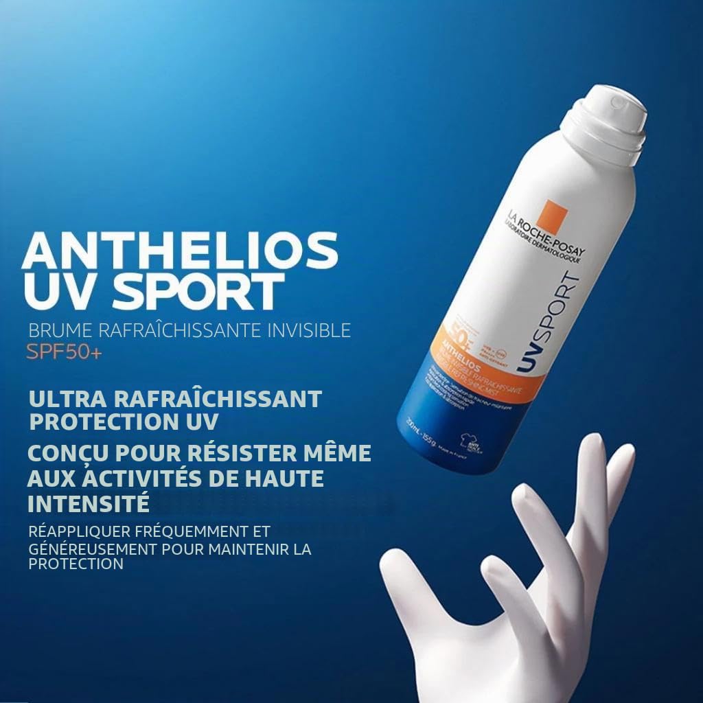 La Roche Posay Anthelios UV Sport Brume SPF50+, tous types de peau, 200 ml