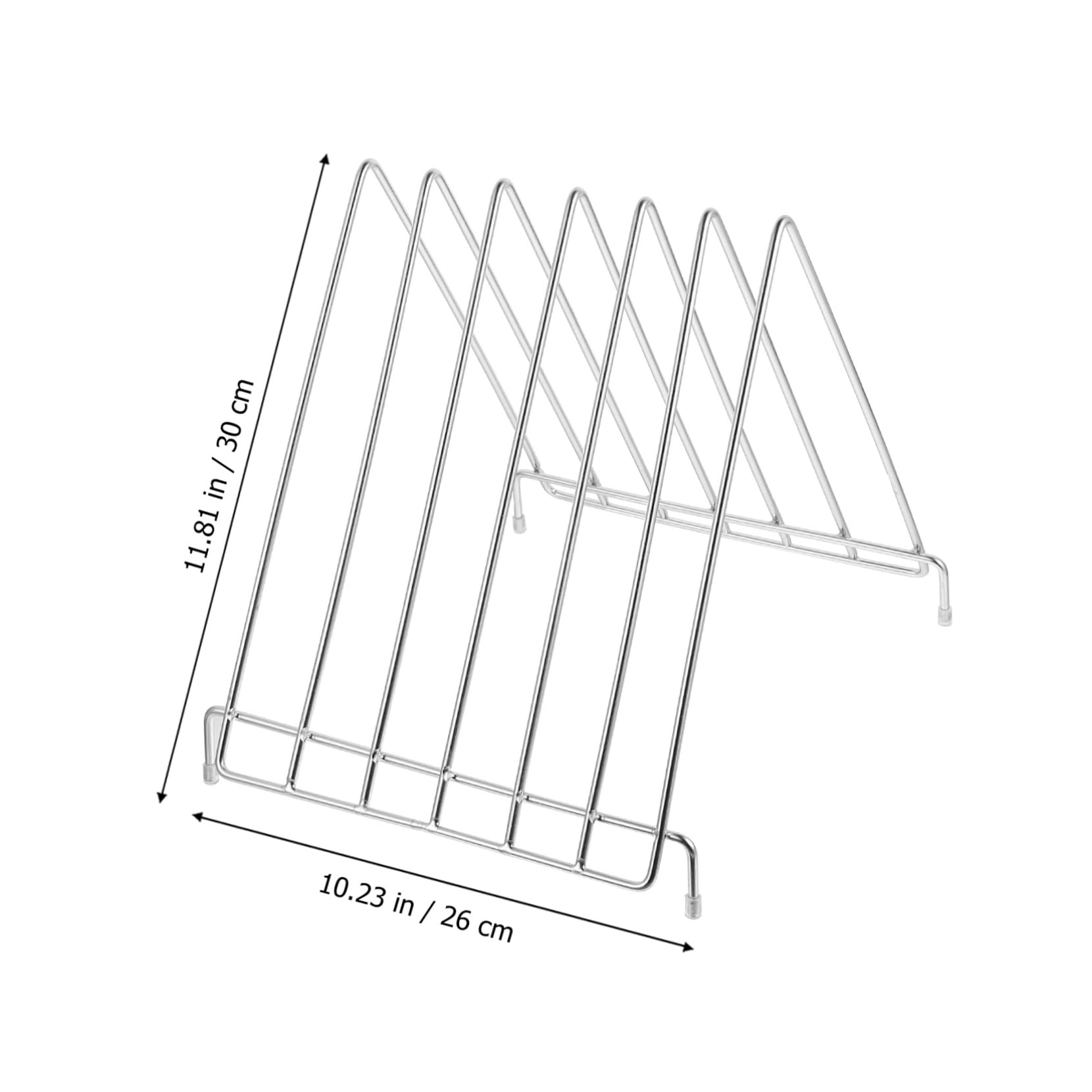 TOPBATHY Soporte para Tabla de Cocina Inoxidable 5 Compartimentos Acero Inoxidable Antióxido Antideslizante para Hogar y Apartamento Rejilla de Drenaje