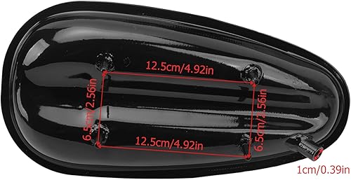 Miniatura 7 de Tanque de gasolina de combustible de 4 litros para motocicletas de 49 a 80 CC, bicicletas eléctricas, sin óxido, resistente al desgaste, puede