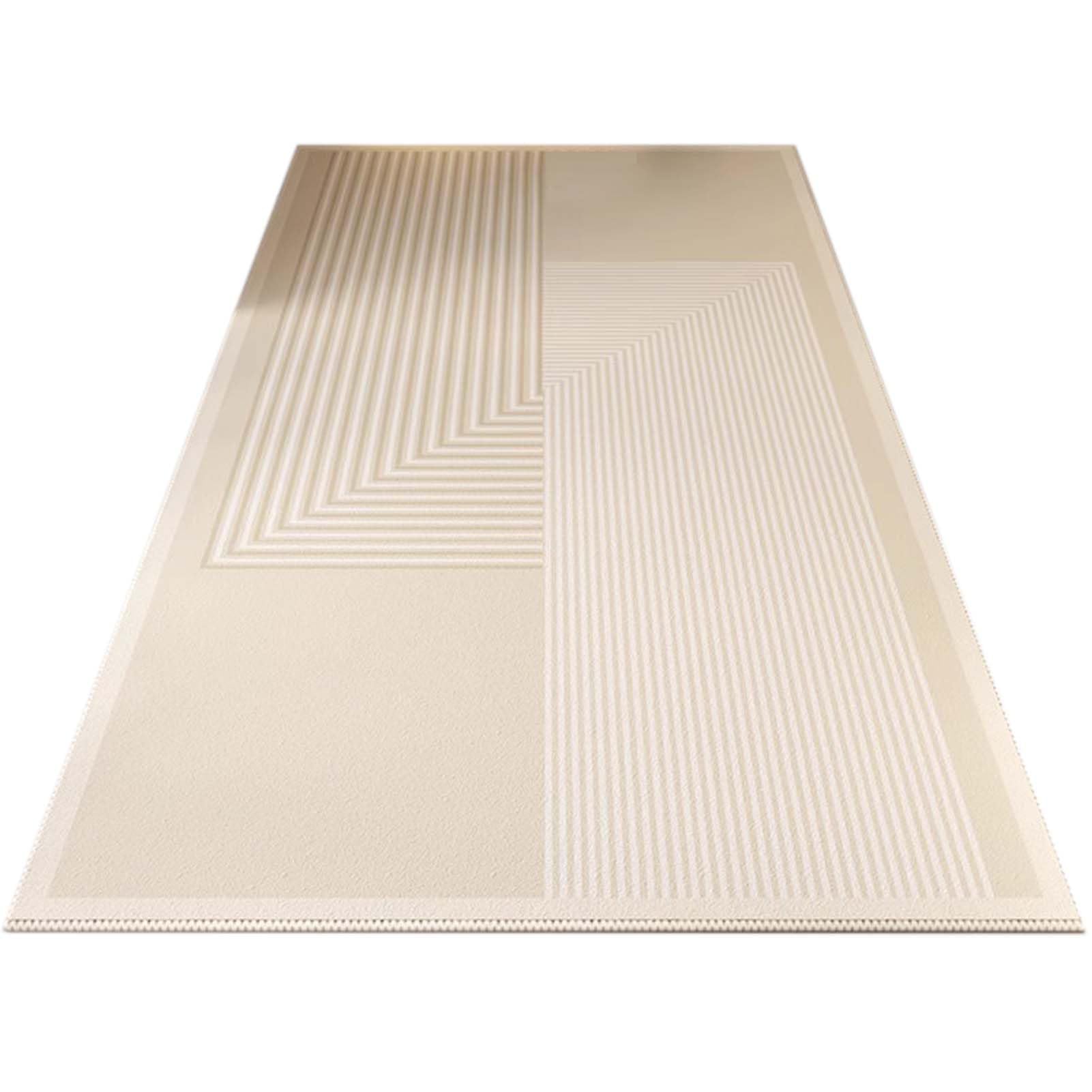 Tapis moderne lavable et antidérapant pour un sol de salon moelleux