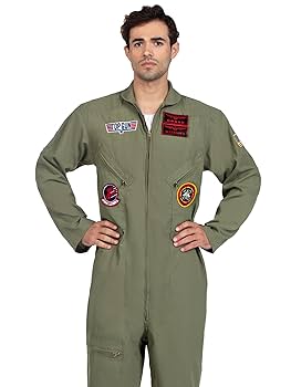 Amazon.co.jp: [Leg Avenue] Top Gun Men's Flight Suit Adult