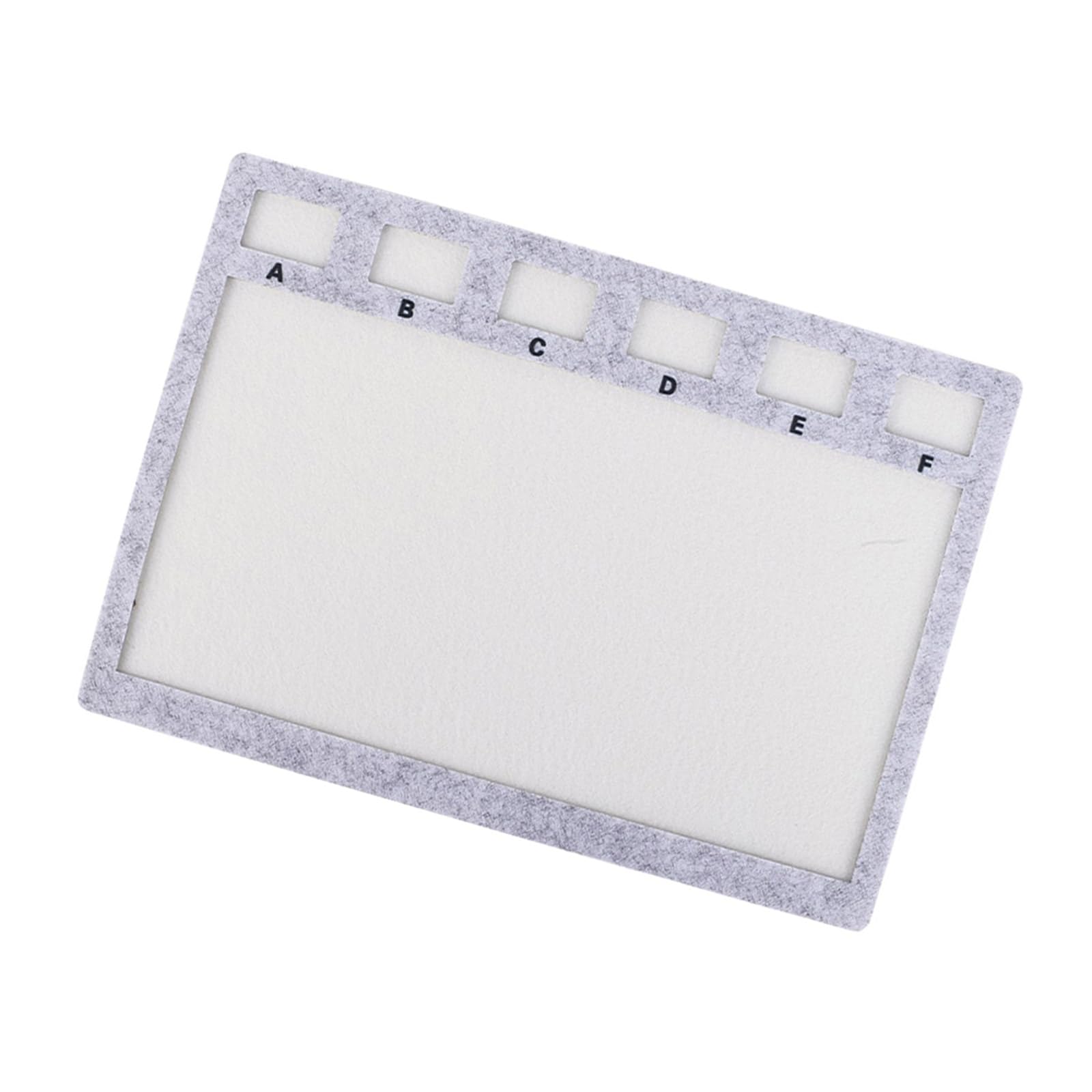 Buxuaaaa Beadwork Design Tray Felt Construction Beading Mat with Centimeter Alphabetic Scale Bead Pad for Art Nonslip Felt Bead Tray