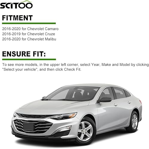 Miniatura 2 de SCITOO 1 funda para llavero para Chevrolet Camaro Cruze Malibu 2016-2020