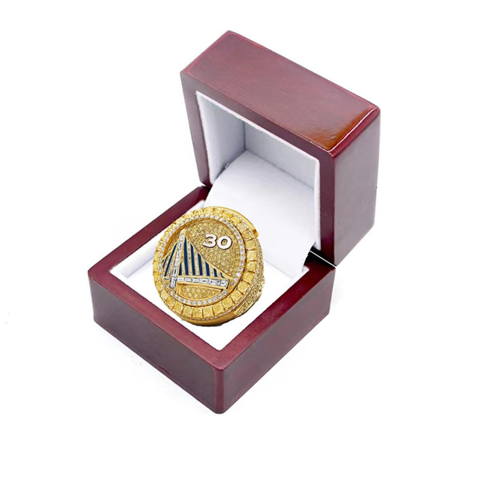 Anello da Campionato di Curry - Cimeli dei Fan del Golden State realizzati a mano in Edizione da Collezione for Uomini e Ragazzi(9#)