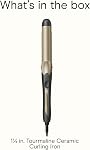 INFINITIPRO BY CONAIR Tourmaline Ceramic 1 1/4-inch Curling Iron, 1 1/4-inch Digital Curling Iron, 1 ¼ inch barrel produces loose curls – for use on medium and long hair