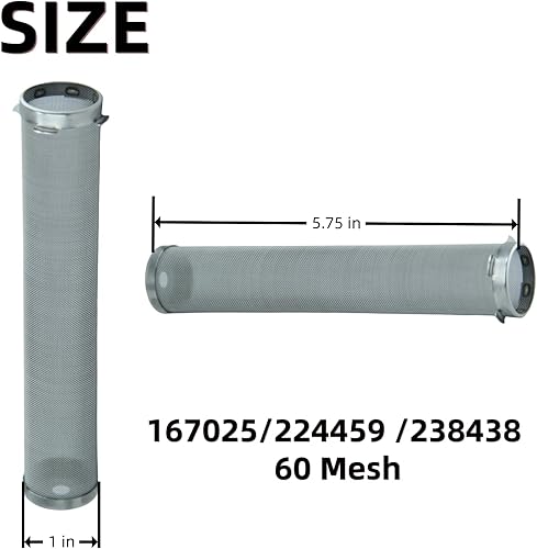 Miniatura 2 de 167025224459 238438 60 malla 6 paquetes de filtro colector para bombas sin aire Graco - Compatible con EH433GT, Ultra 500, Ultra 1000 y más -