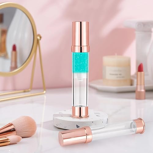 Miniatura 6 de 4 botellas de bomba sin aire, botella vacía al vacío, dispensador de bomba de maquillaje, recipientes de cosméticos, botella de bomba de viaje para