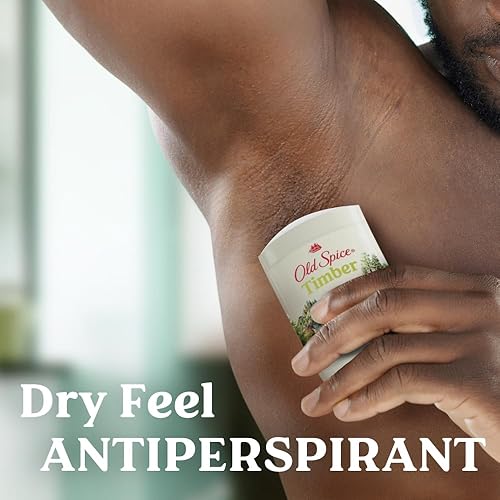 Miniatura 3 de Old Spice Dry Feel Desodorante antitranspirante para hombres, frescura 247, protección contra el sudor y el olor 247, suave para la piel con
