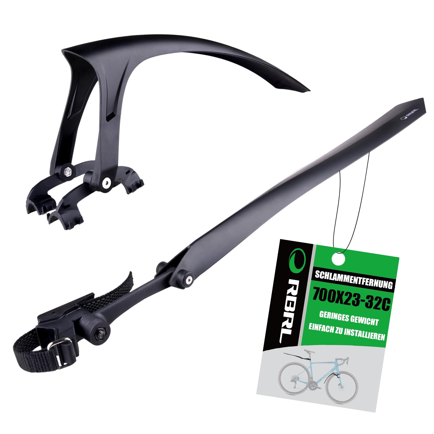 RBRL Rennrad Fahrrad Schutzblech Set 700C  Ultraleichter  Fahrrad-Spritzschutz fr High-End Rennrder mit 1825 mm Reifen,  Quick-Release Schnellmontage, nur 145 g : Amazon.de: Sport & Freizeit