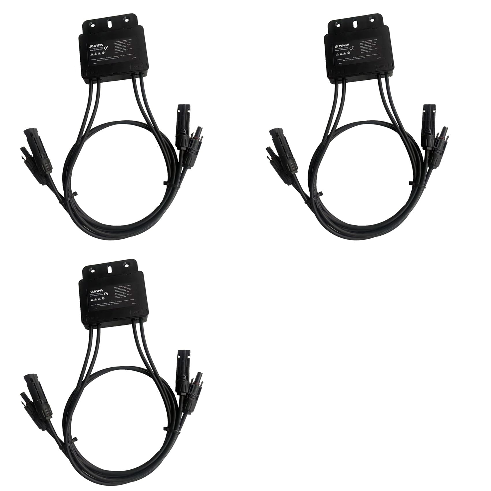 3X MPPT Power Optimizer 600W Ottimizzatore di Potenza Solare Fotovoltaico Ottimizzatore di Potenza Solare Funzione Fotovoltaica Ottimizzatore Solare Ottimizzatore da 600 W