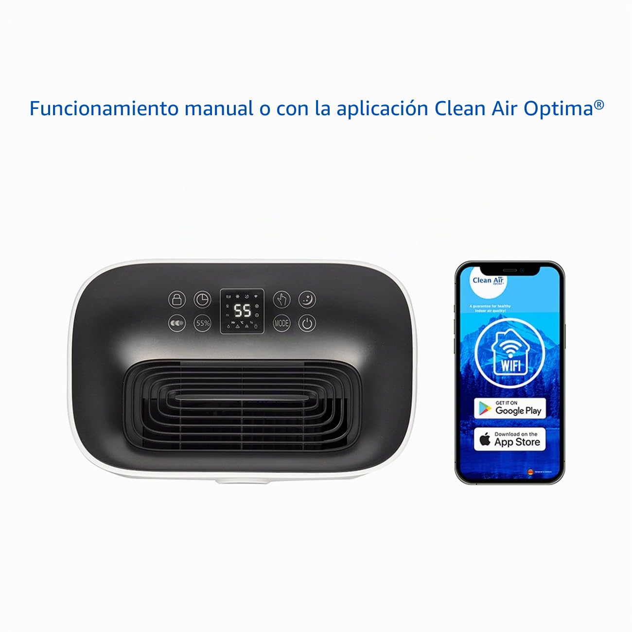 Deshumidificador y purificador de aire CA-706 Smart - de hasta 65 m² / 160 m³