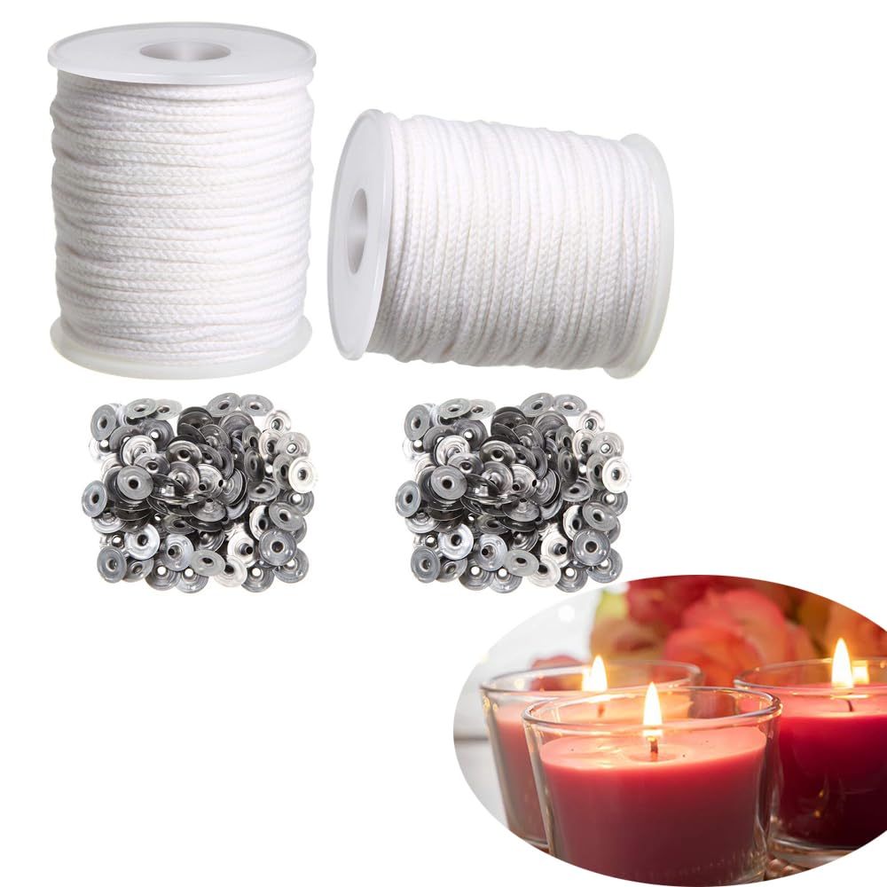 202 Pieces Candle DIY Tools Set, KASTWAVE Create Candles Projects with Friends or Family, Add More Happy for Birthday, Halloween, Christmas and More, for Candle Craft Making