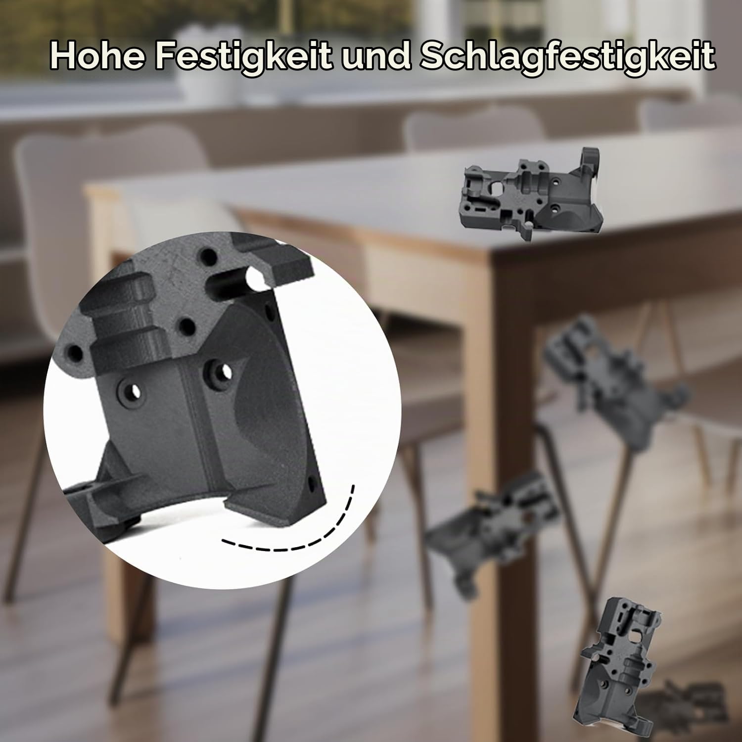 Siraya Tech Fibreheart ASA-GF 3D Drucker Filament (Schwarz, 1kg)