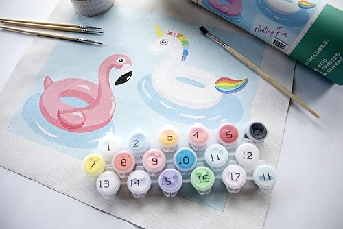 Miniatura 11 de Pink Picasso Kits de pintura por números para niños de 8 a 12 años Kit de manualidades para niños principiantes de bricolaje, pintura acrílica