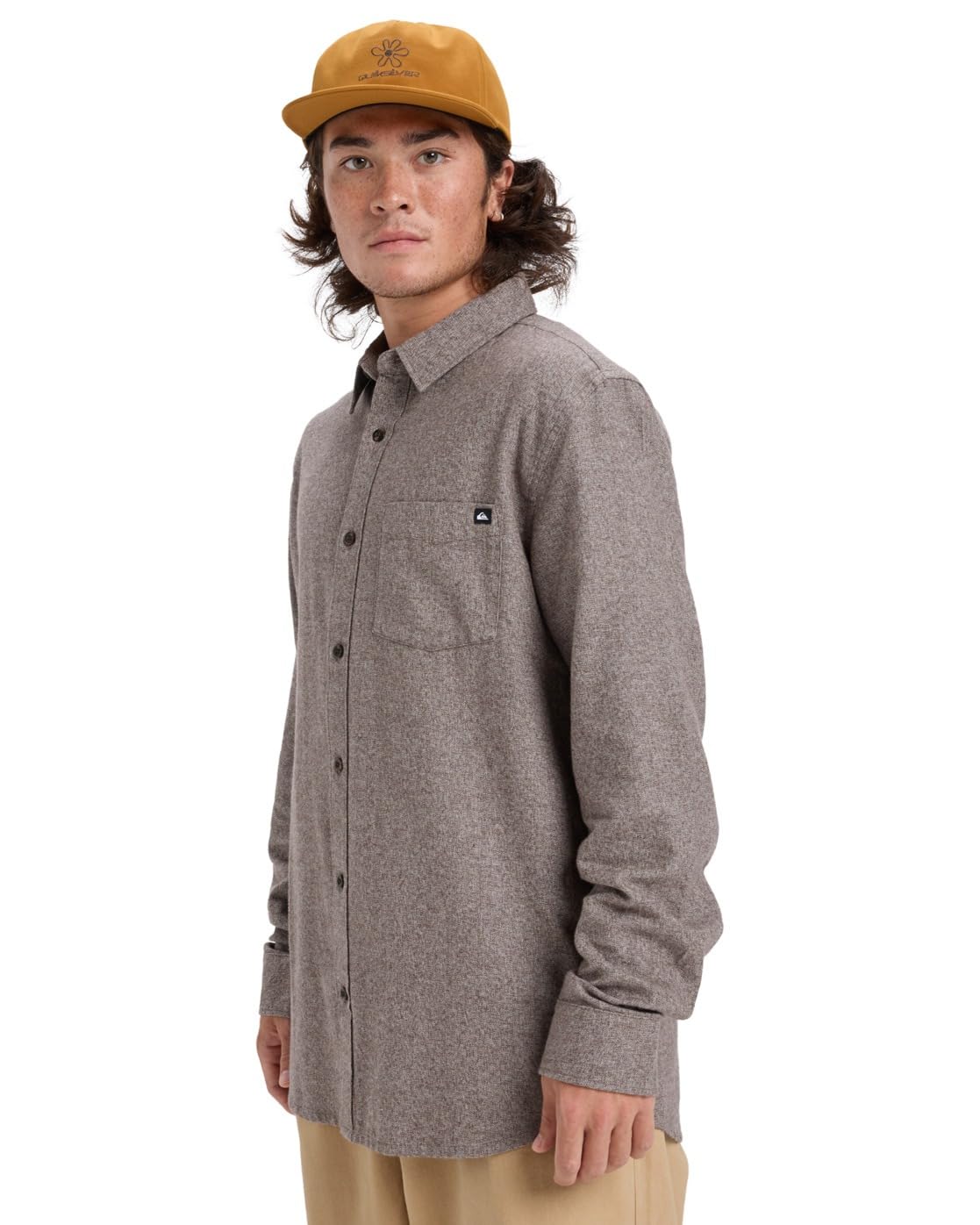 Quiksilver Motherfly Heather Camiseta Hombre (Pack de 1)
