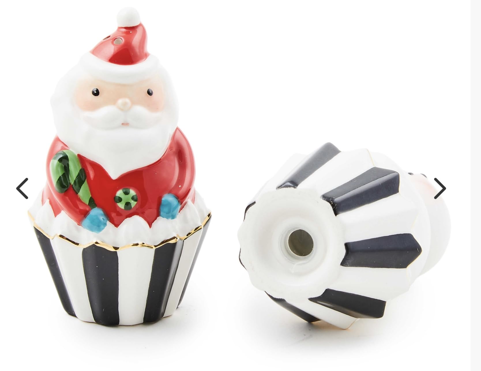 Amazon.com: MacKenzie-Childs Bake Shop Santa & Snowman Salt