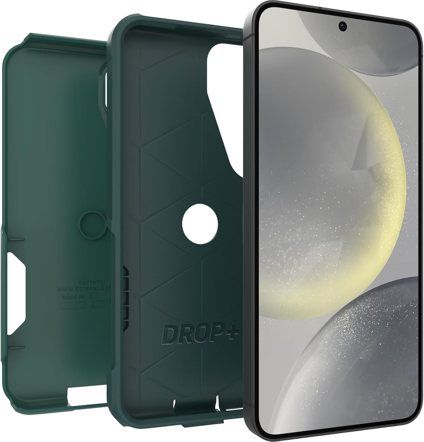 OtterBox Samsung Galaxy S25 (Only) - Commuter Series Case - Get Your Greens - Slim & Tough - Pocket-Friendly - with Port Protection
