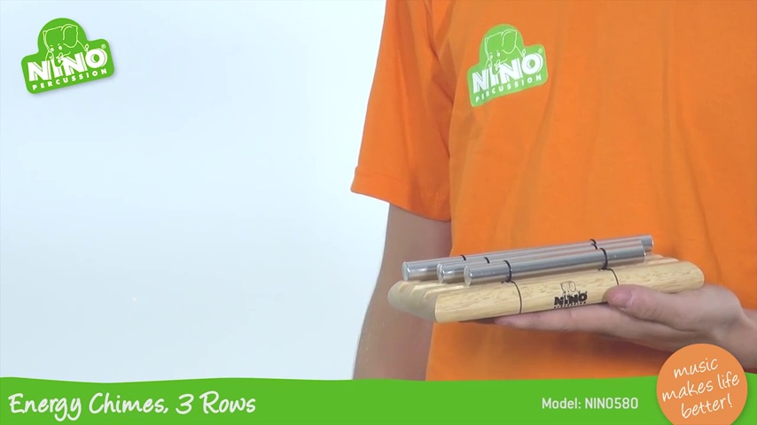 Nino Percussion Chimes mit Schlägel – mit 12 Klangstäben – für Kinder ab 4 Jahren – Holz und