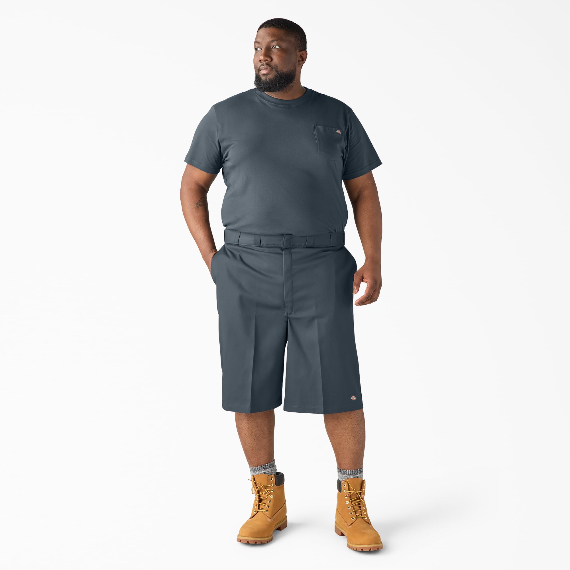Dickies Men's 13 Inch Loose Fit Multi-Pocket Work Short