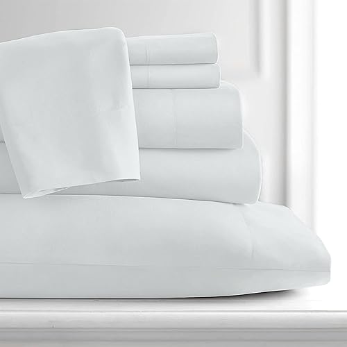 Miniatura 2 de Juego de sábanas de 4 piezas, microfibra, azul claro, juego de sábanas Queen