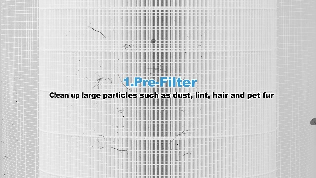 Image of A2001 Replacement Filter, Compatible with A2001 Air Purifier, 3-in-1 High Efficiency Filtration, Compared Part #AF-2001, 2 Pack