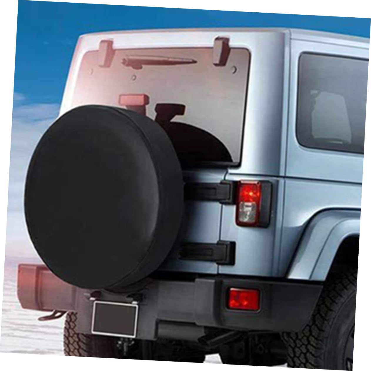 PRETYZOOM 2pezzi Copriruota in Pvc Per Pneumatici Scorta Adatto Auto Suv Camion e Camper Protezione e Antiusura Facile Installazione