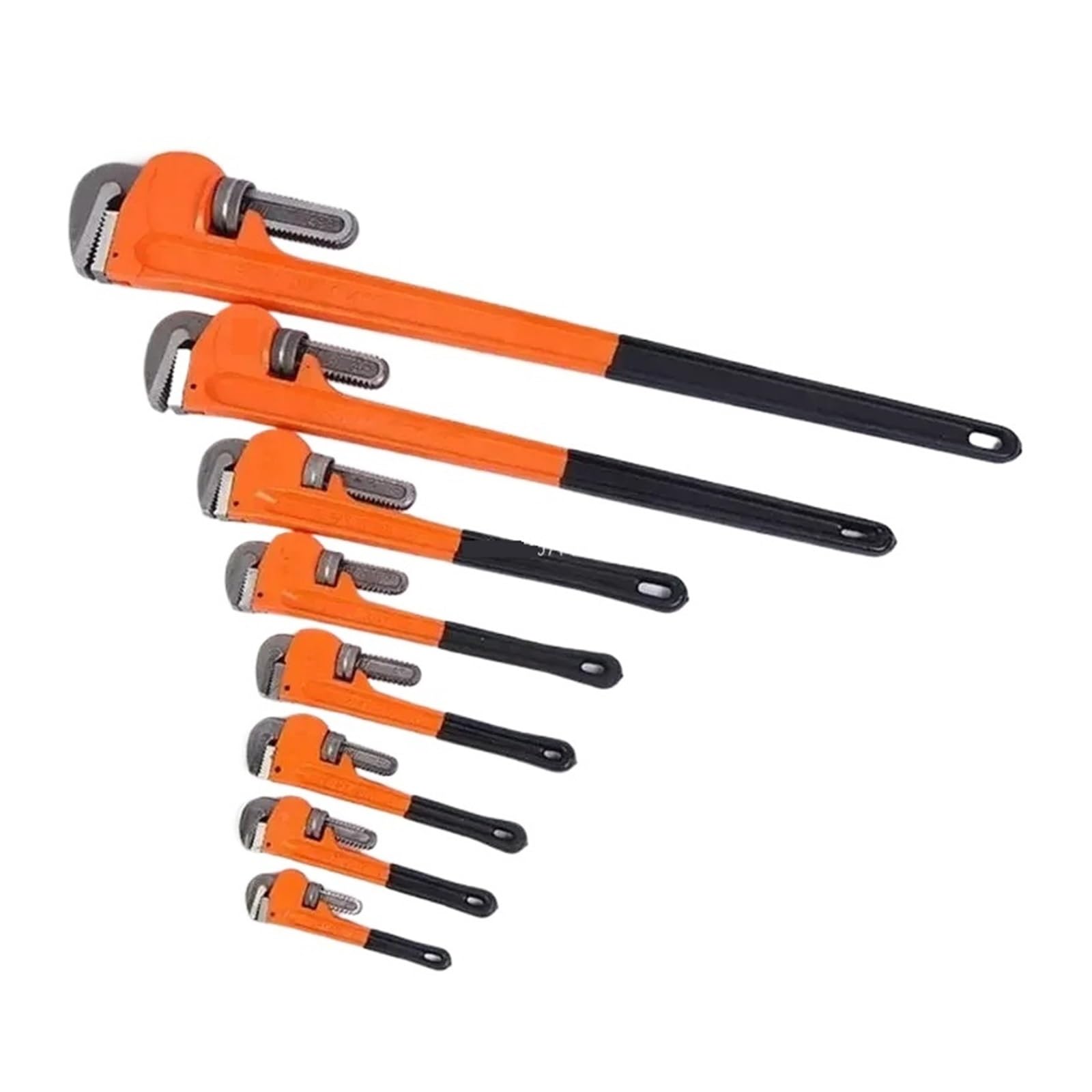 Cały klucz do kucia pazurów szczypce do rur hydraulicznych, klucz nastawny, uniwersalne narzędzie do węża, wytrzymałe i regulowane, do prac hydraulicznych, 8" / 10" / 12" / 14" / 18" (10 cali)