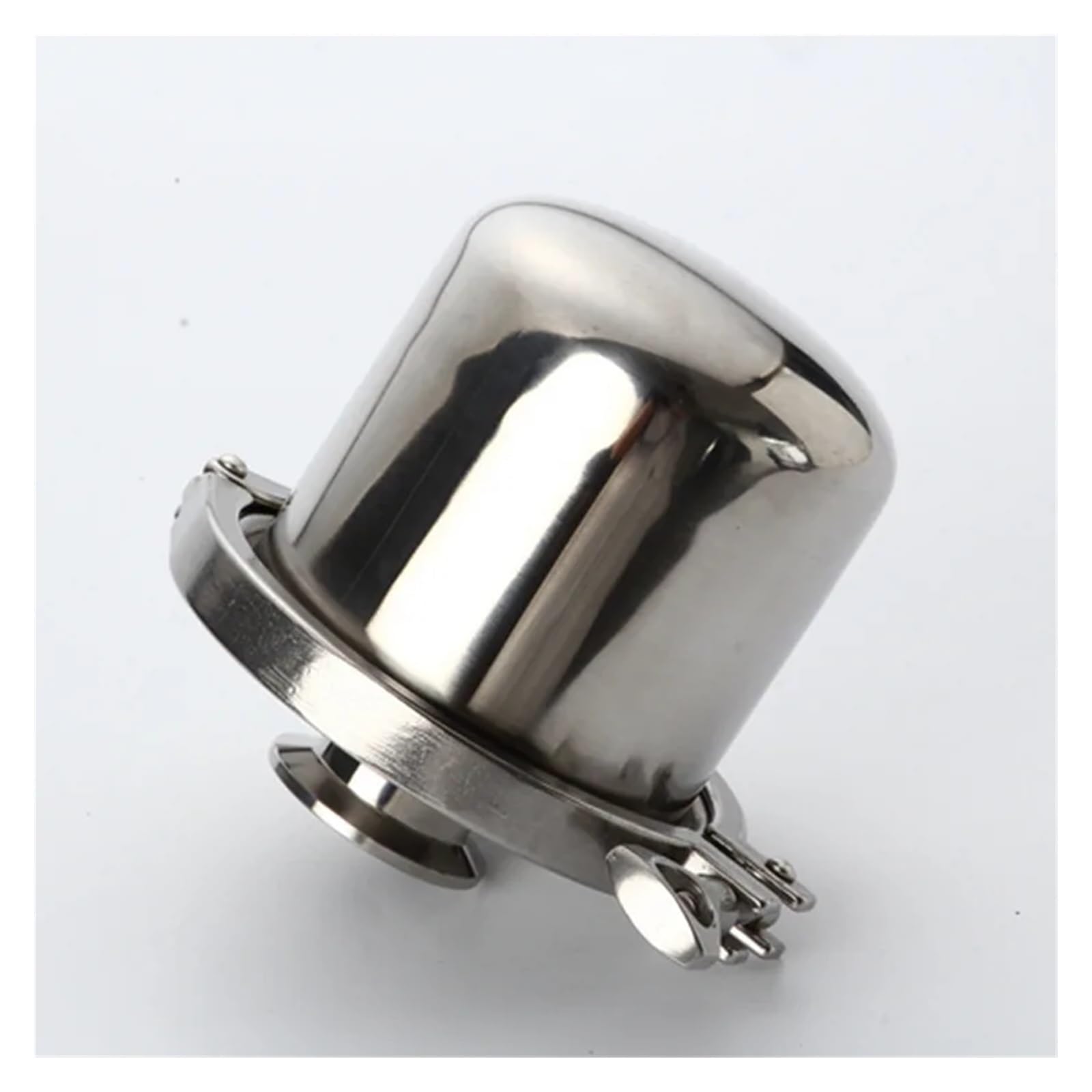 Atemschutzmaske aus Edelstahl 304 mit Tri-Clamp-Luftventil und hygienischer Sterilisations-Atemschutzmaske(TC50.5mm x 102mm,0.22um PP)