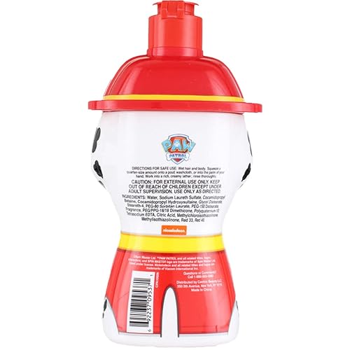 Miniatura 4 de Taste Beauty "Paw Patrol" Champú 3 en 1 para niños, acondicionador para niños y gel de baño, 14 onzas, (aroma)