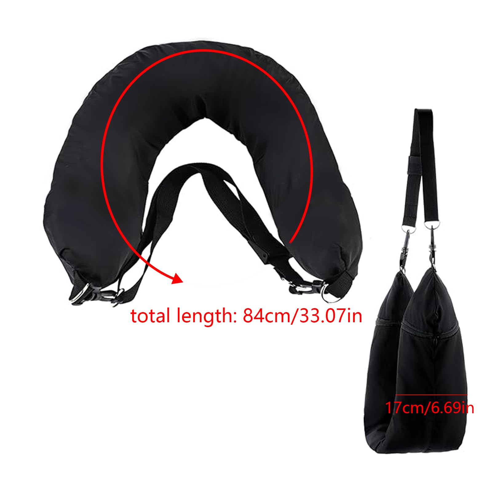 HSLXBY Oreiller Cervical à Remplir,Oreiller Cervical de Voyage Multifonctionnel en Forme de U,Coussin de Voyage Enfant,Remplissable de Vêtements,pour Voyager en Voiture Ou en Avion (sans Remplissage HSLXBY Oreiller Cervical à Remplir,Oreiller Cervical de Voyage Multifonctionnel en Forme de U,Coussin de Voyage Enfant,Remplissable de Vêtements,pour Voyager en Voiture Ou en Avion (sans Remplissage