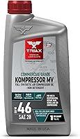 Vista 1 de TRIAX Kompressor MV 46 / SAE 20 - Aceite para compresor de aire totalmente sintético, Multi-Viscosidad, grado comercial, para rotativo, paleta