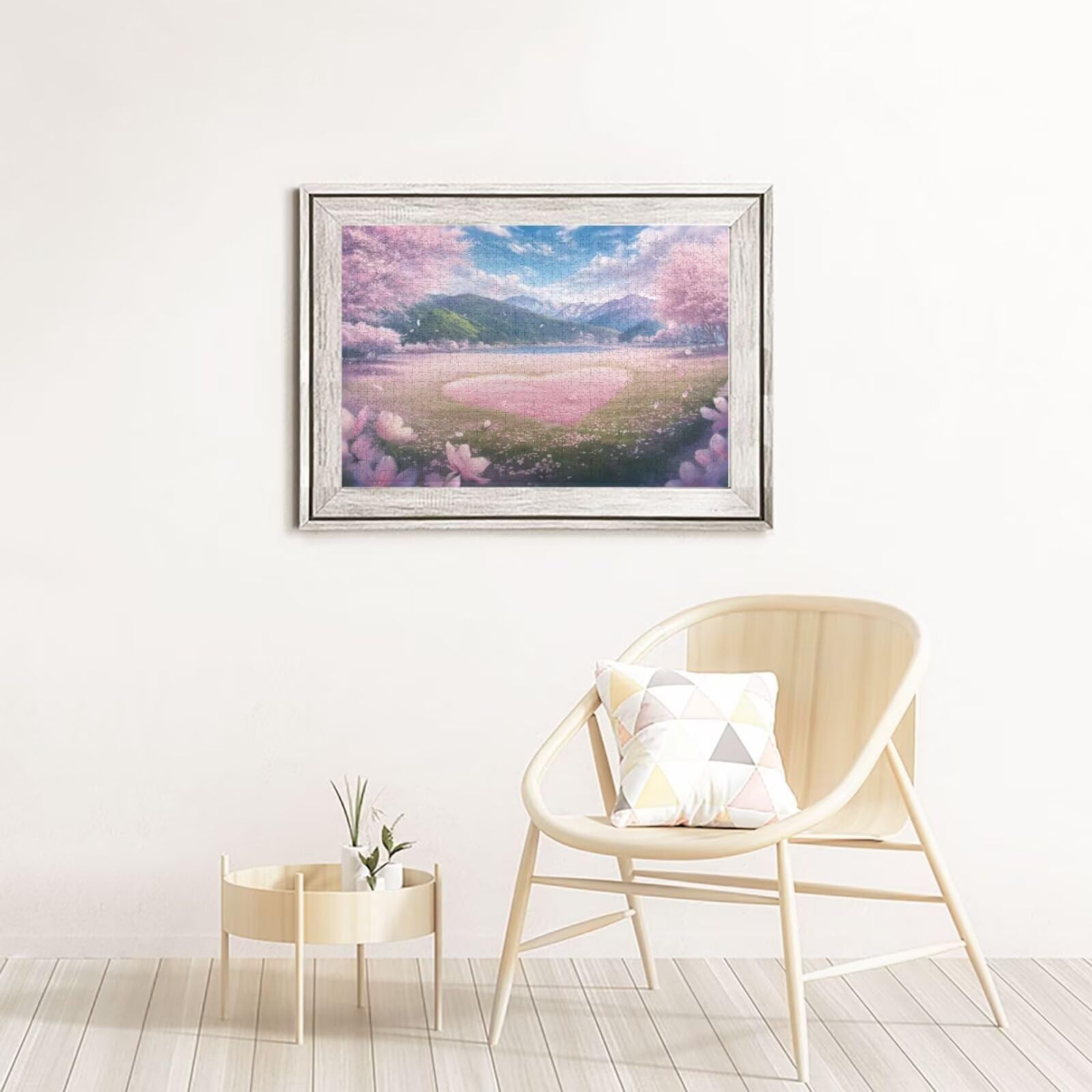 Puzzles Paisaje 1000 Adultos, Puzzle Montaña con Cajas y Cartel, Juego Clásico de Puzzle Arte para Entretenimiento Adultos, Regalos de Decoración del Hogar para Pasatiempos Creativos de Mujeres 2T-882