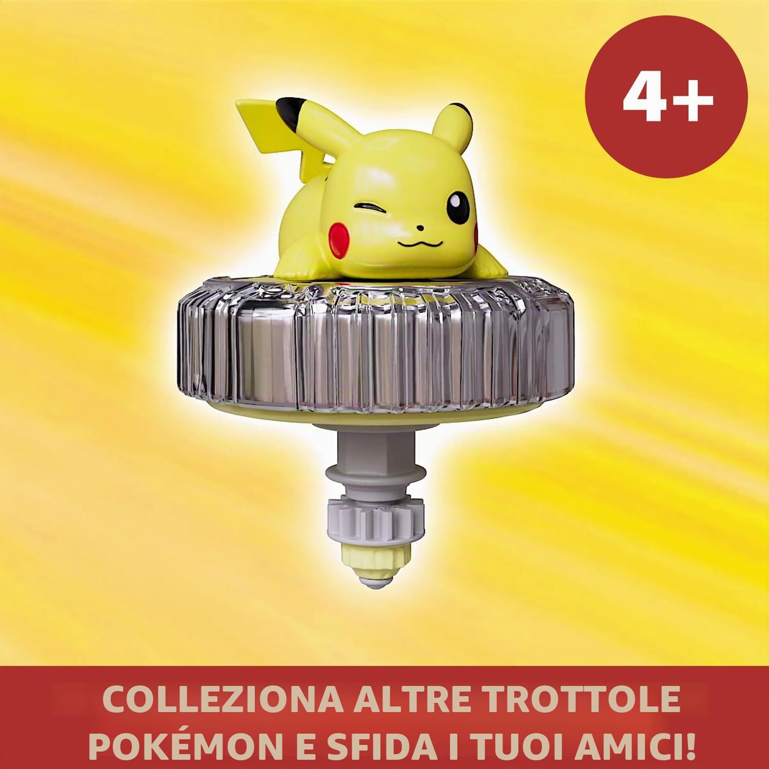 Arene Pokémon et 2 Toupies - BANDAI - JW4403 - Pikachu vs Mewtwo