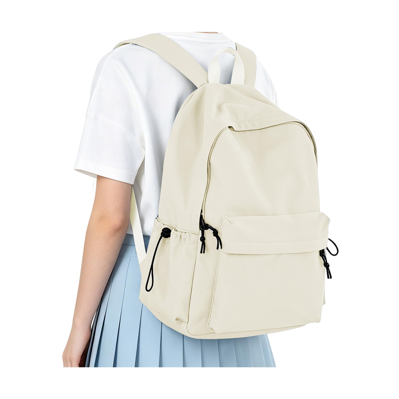 HYC00 Schulrucksack Damen, Causal Travel Schultaschen 14 Zoll Laptop Rucksack für Mädchen im Teenageralter Leichter Rucksack Wasserabweisend Bookbag College Boys Men Work Daypack