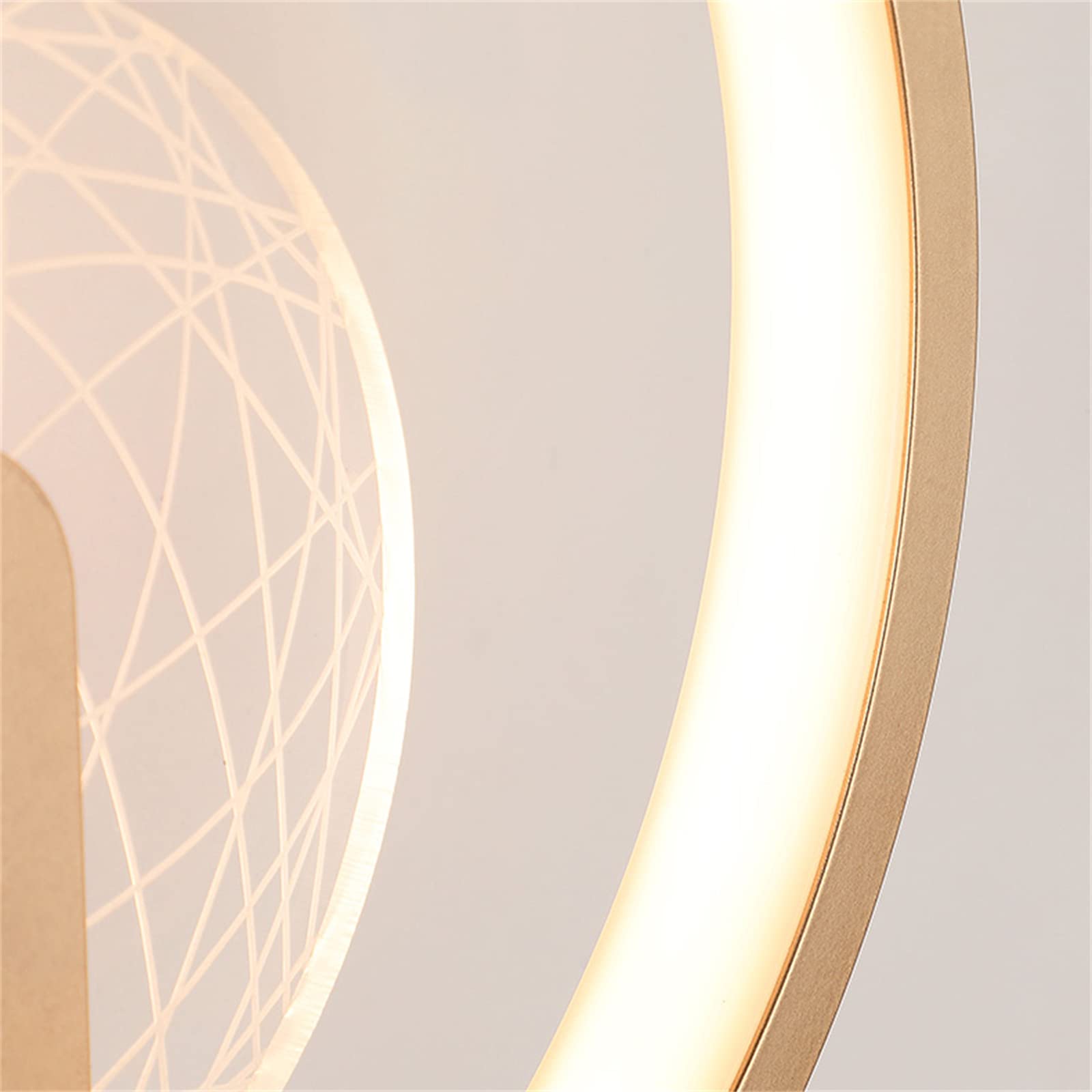 16W LED applique nordique, appliques murales en acrylique applique moderne chambre chevet salon fond éclairage mural,Dimmable
