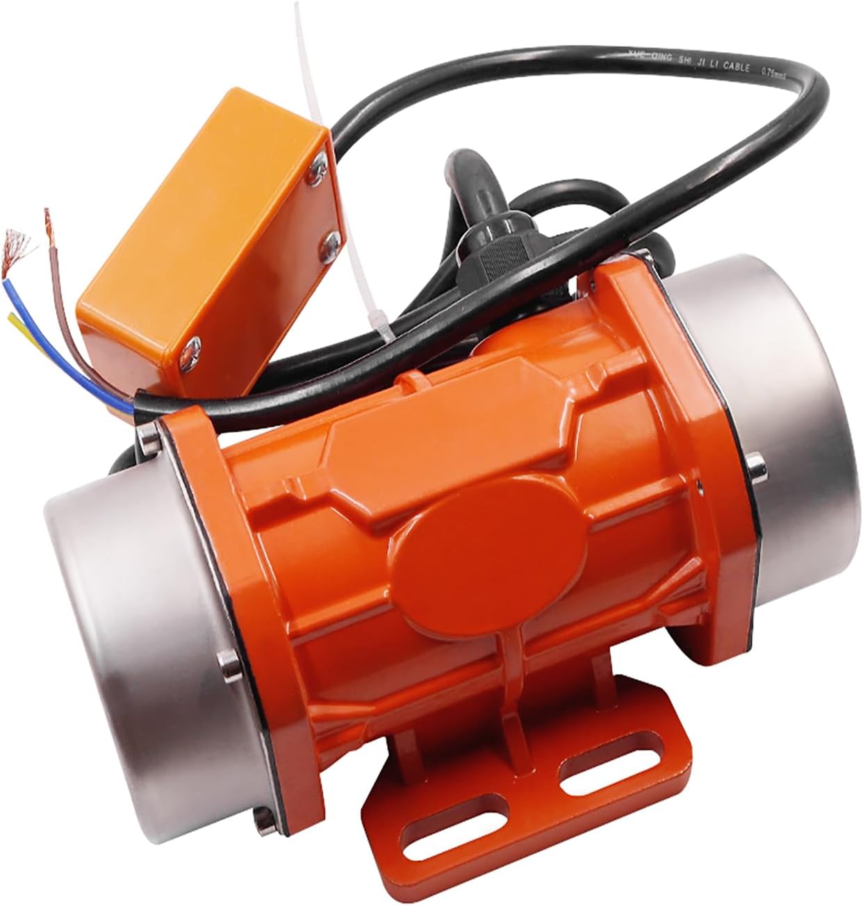 120W Concrete Vibrator Vibration Motor Single Phase AC 220V 3600rpm Aluminum Alloy Vibrating Motor for Shaker Table,Vibrating Feeder,Vibrating Screen