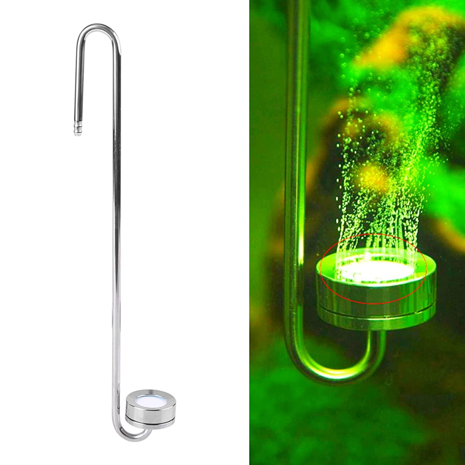 VAYINATO® Stainless Steel Aquarium Fish Tank Carbon Dioxide CO2 Bubble Atomizer Aquarium CO2 Diffuser (40 cm) by Petzlifeworld (B0B7MJXSH6) Amazon Price History, Amazon Price Tracker